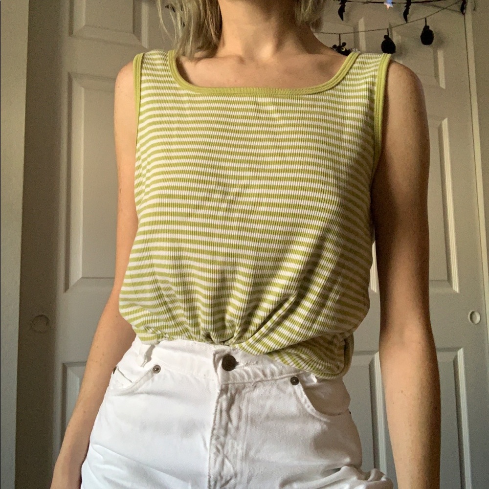 VINTAGE / striped tank